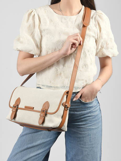 Cross Body Tas Loulou Escapade Paul marius Beige escapade LOULOESC ander zicht 1