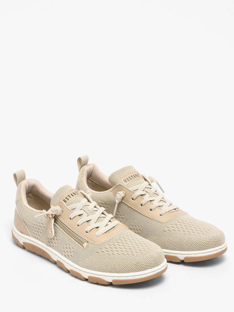 Sneakers Mustang Beige women M0582002 ander zicht 1
