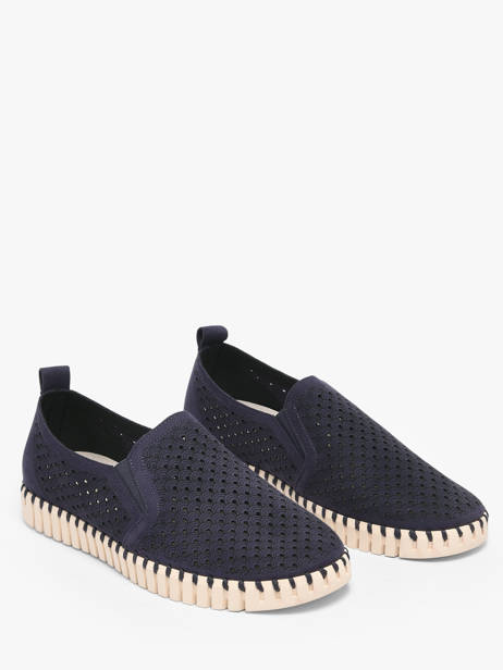 Mocassins Ilse jacobsen Bleu men TULIP140 vue secondaire 1