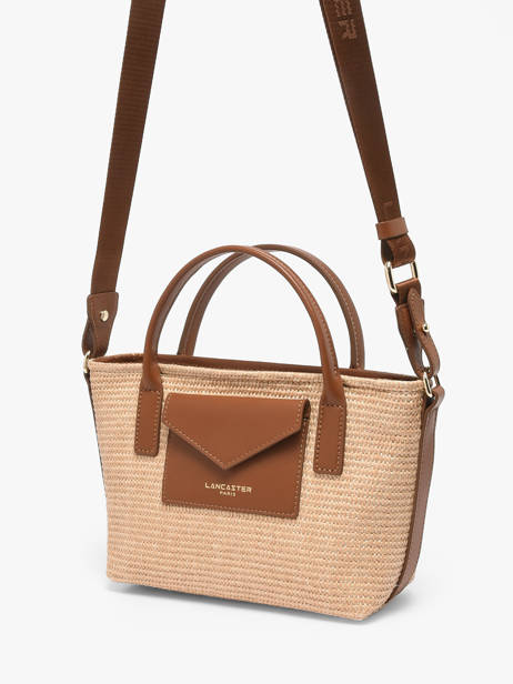 Sac Bandoulière Kba Mariniere Osier Lancaster Marron kba mariniere osier 78 vue secondaire 2