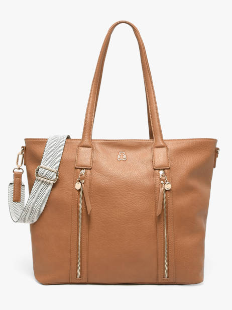 Schoudertas Zip Lulu castagnette Bruin zip ALBIN