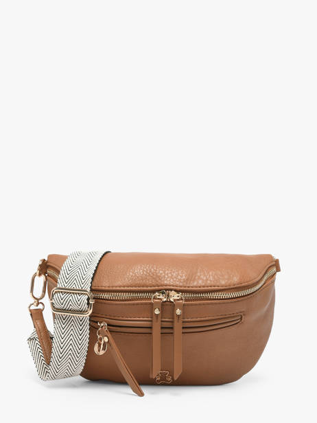 Heuptasje Lulu castagnette Bruin zip YSALINE2