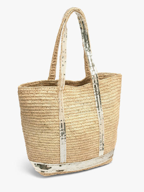 Handtas Cabas Raphia Raphia Vanessa bruno Beige cabas raphia 64V40380 ander zicht 2