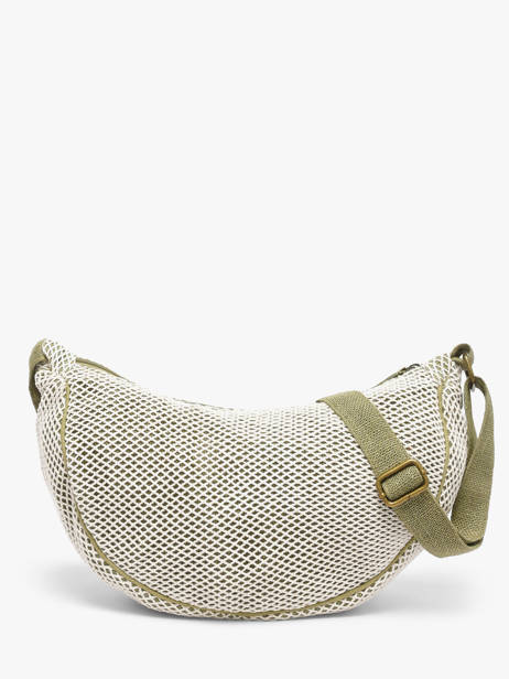 Cross Body Tas Resille Katoen Le voyage en panier Groen resille PM943 ander zicht 4