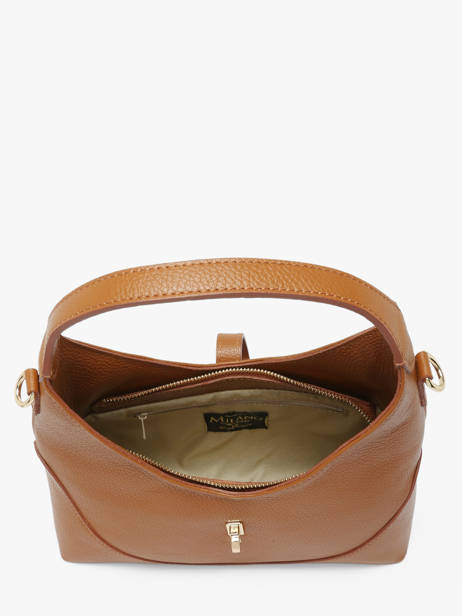 Sac Bandoulière Caviar Cuir Milano Marron caviar CA26022 vue secondaire 3