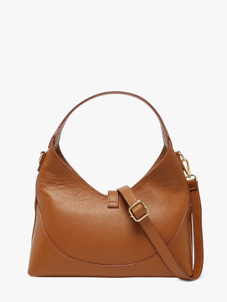 Sac Bandoulière Caviar Cuir Milano Marron caviar CA26022 vue secondaire 4