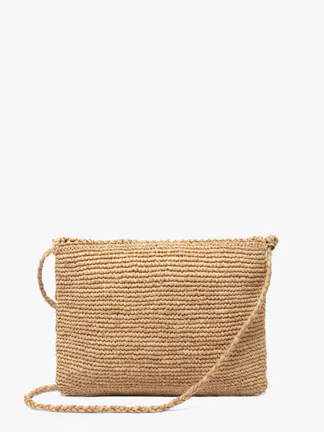 Cross Body Tas L'atelier Du Crochet Raphia Le voyage en panier Beige l'atelier du crochet AM827 ander zicht 3