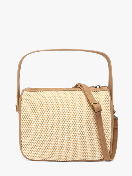 Cross Body Tas Resille Le voyage en panier Beige resille PM959 ander zicht 3