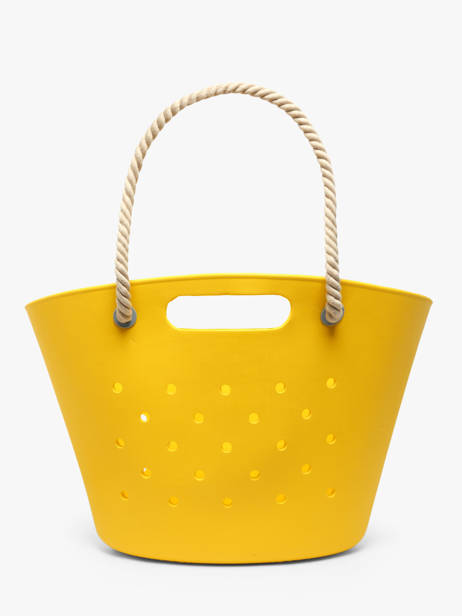 Schoudertas Tutti Frutti Le voyage en panier Geel tutti frutti PM986 ander zicht 4