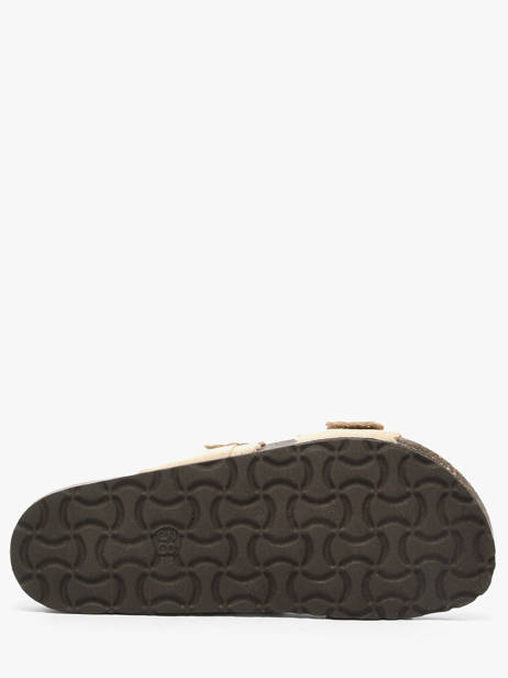 Slippers Met Riempjes Uit Leder Semerdjian Beige women ARIANNA ander zicht 4