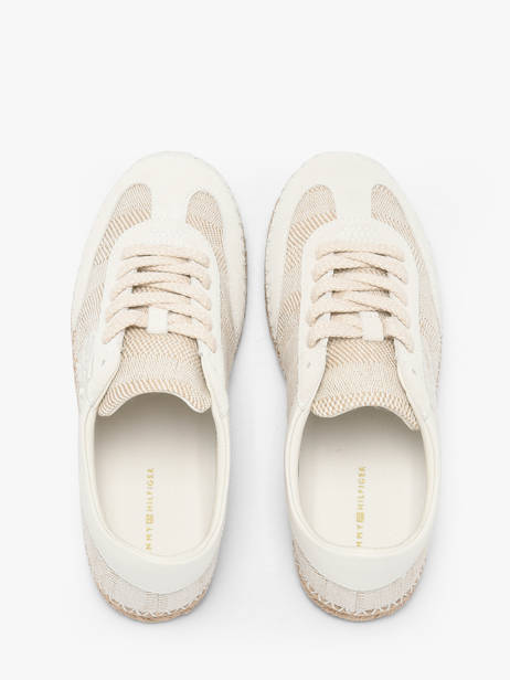 Espadrilles Uit Leder Tommy hilfiger Beige women 91080GH ander zicht 3
