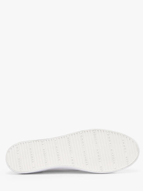 Sneakers En Cuir Tommy hilfiger Blanc women 9170YBS vue secondaire 4