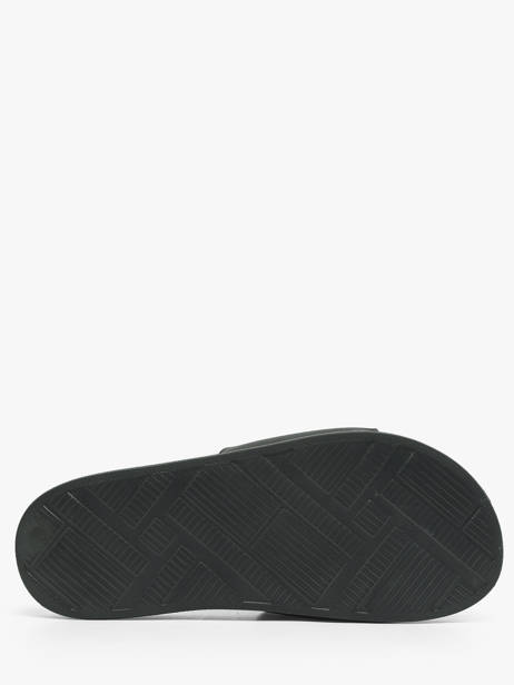 Slippers Uit Leder Tommy hilfiger Zwart men 5799BDS ander zicht 4
