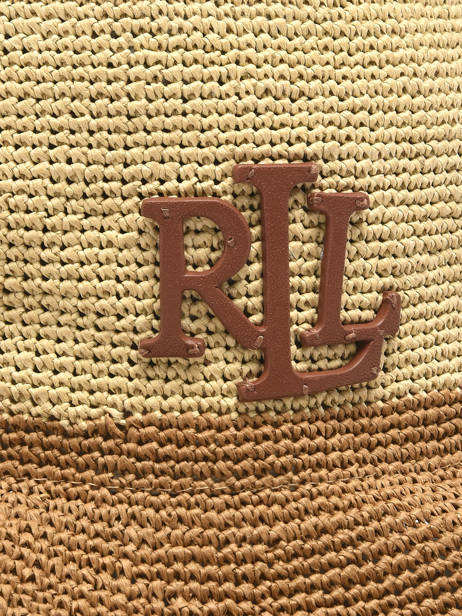 Chapeau Lauren ralph lauren Beige cameryn 54P14399 vue secondaire 2