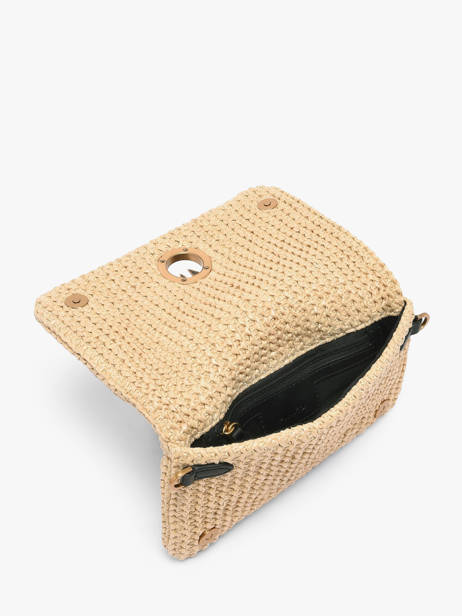 Cross Body Tas Love Bag Soft Raphia Pinko Beige love bag soft 6023A391 ander zicht 3