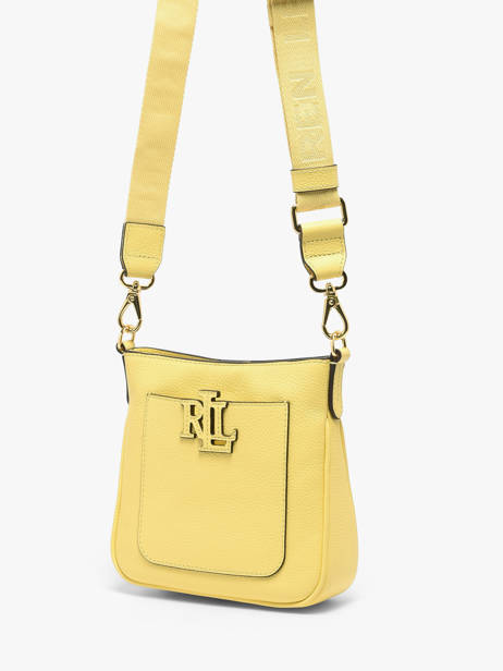 Cross Body Tas Mini Cameryn Leder Lauren ralph lauren Geel cameryn 31982184 ander zicht 1