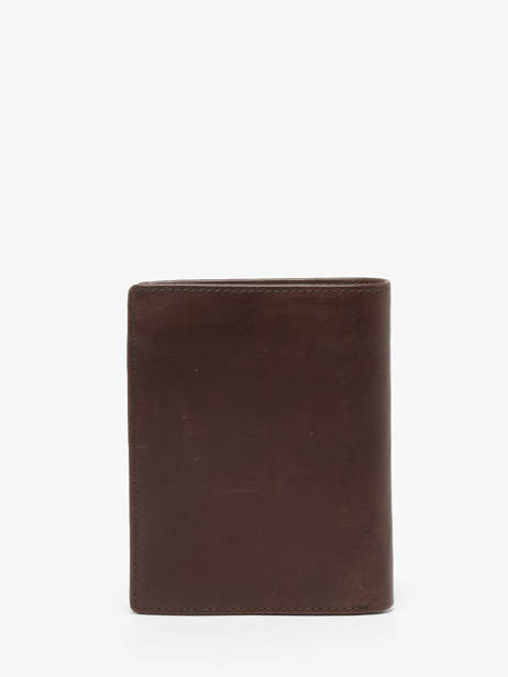 Portefeuille Leder Von dutch Bruin wallets OBRY ander zicht 2