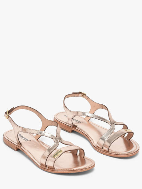 Open Sandalen Hamoon Uit Leder Les tropeziennes Goud women HAMOON ander zicht 1