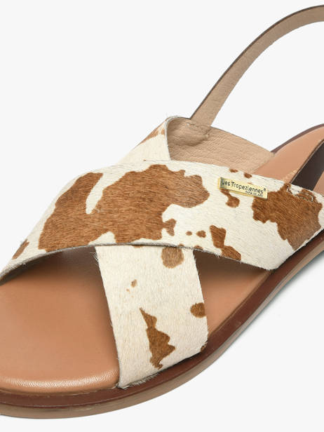 Open Sandalen Uit Leder Les tropeziennes Wit women DOAPO ander zicht 2