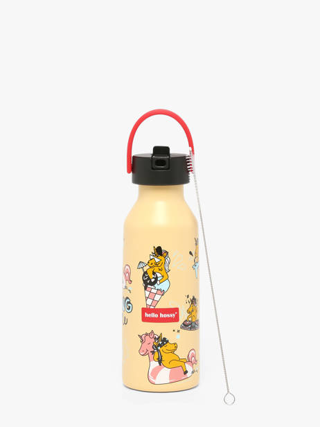 Drinkfles 500 Ml Hello hossy Geel cool kids 500M ander zicht 2