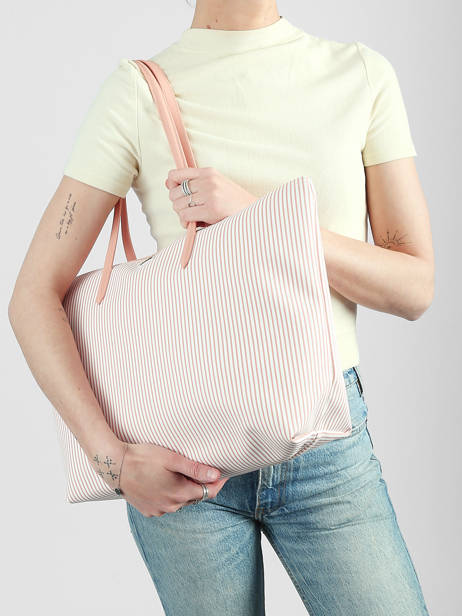 Schoudertas L.12.12 Concept Lacoste Roze l.12.12 concept NF5256SJ ander zicht 1