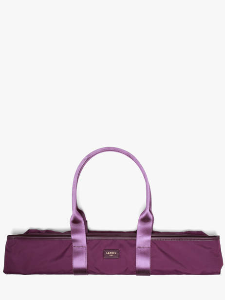 Sac Cabas Zippé L Mistral Rollable Nylon Et Cuir Lancel Violet mistral A13996 vue secondaire 5