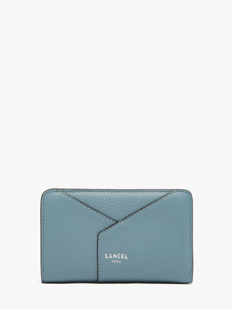 Portefeuille Enveloppe Leder Lancel Blauw enveloppe A13710