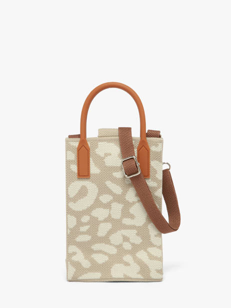 Cross Body Tas Phonebag Miniprix Beige phonebag P202 ander zicht 2