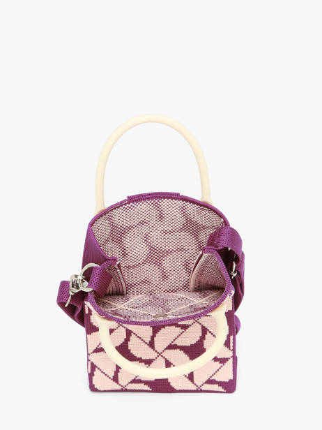 Cross Body Tas Phonebag Miniprix Violet phonebag P203 ander zicht 1