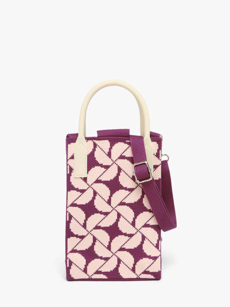 Cross Body Tas Phonebag Miniprix Violet phonebag P203 ander zicht 2