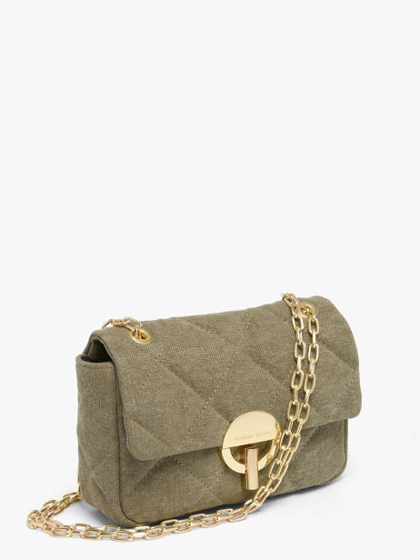 Cross Body Tas Moon Linnen Vanessa bruno Groen moon 70V40533 ander zicht 2