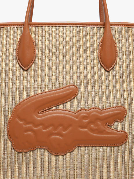 Sac Porté épaule Summer Raphia Lacoste Beige summer NF5247PB vue secondaire 2