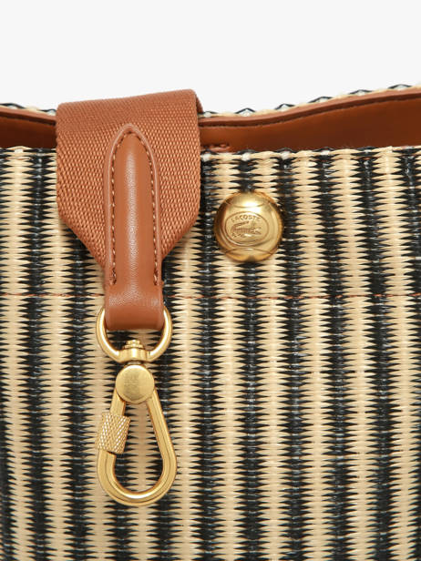 Cross Body Tas Summer Lacoste Bruin summer NF5246PB ander zicht 2