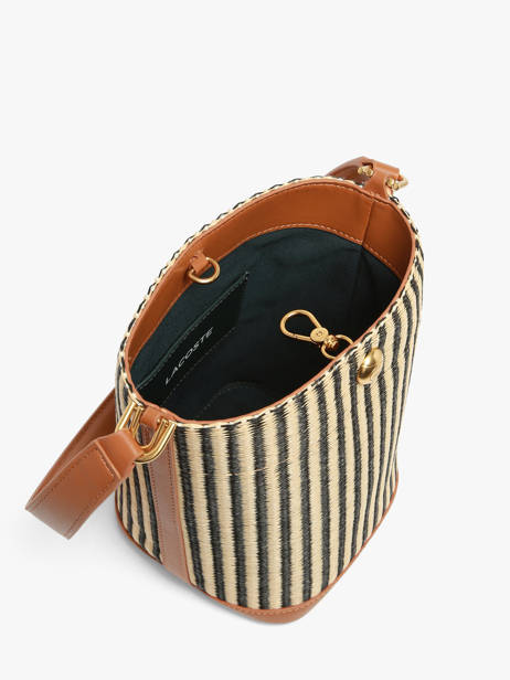 Cross Body Tas Summer Lacoste Bruin summer NF5246PB ander zicht 3