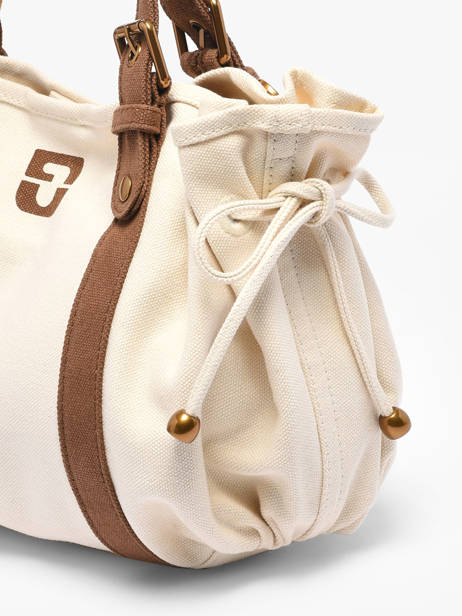 Cross Body Tas Canvas Katoen Gerard darel Beige canvas DDS67450 ander zicht 4