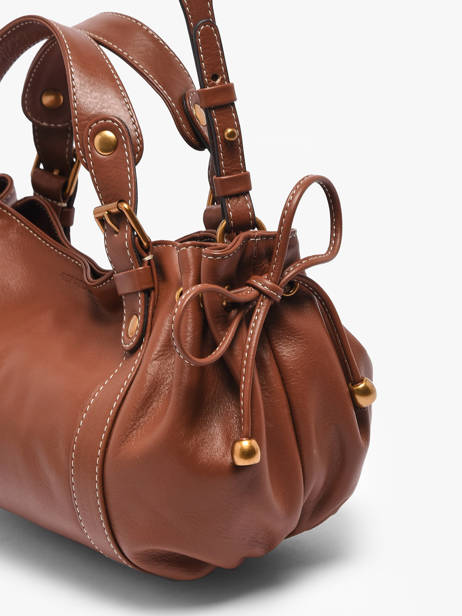 Cross Body Tas Icone Leder Gerard darel Bruin icone DDS73410 ander zicht 5