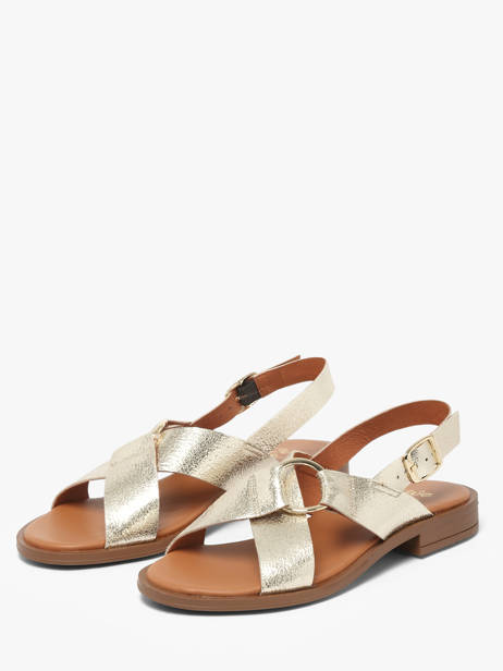 Sandalen Uit Leder We do Zilver women 45126A61 ander zicht 1
