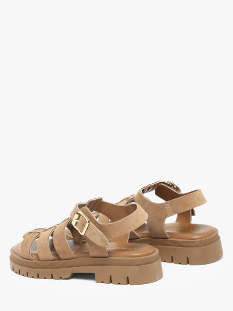 Sandalen Uit Leder Semerdjian Beige women DELIA ander zicht 2