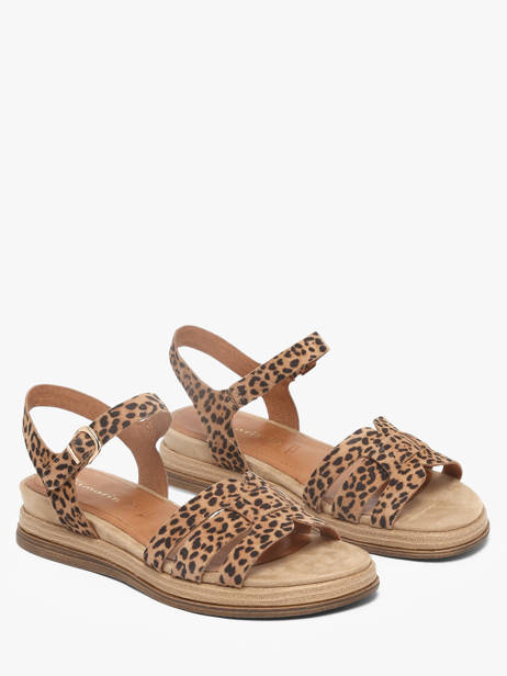 Sandalen Uit Leder Tamaris Beige women 46 ander zicht 1