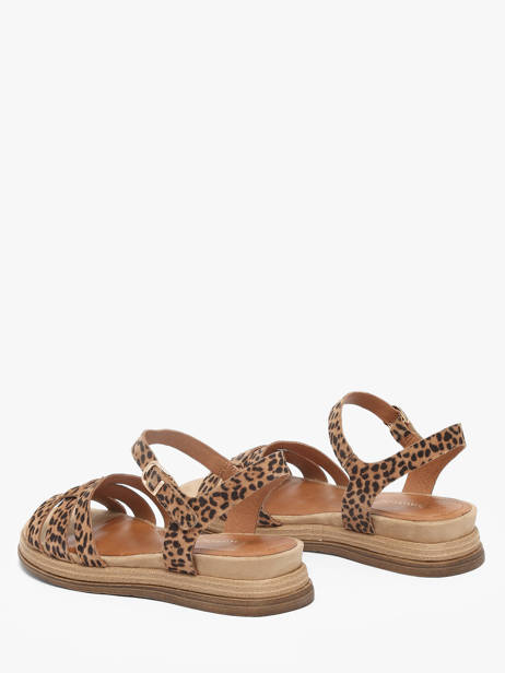 Sandalen Uit Leder Tamaris Beige women 46 ander zicht 2