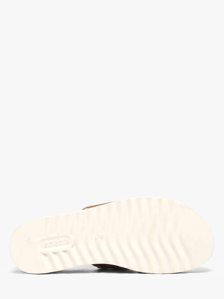 Slippers Uit Leder Remonte Bruin women 22 ander zicht 4