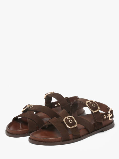 Sandales En Cuir Inuovo Marron women 51006SMN vue secondaire 1