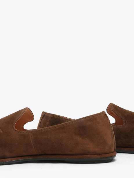 Mocassins Uit Leder Inuovo Bruin women CT001KDR ander zicht 2