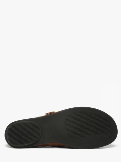 Ballerines Avec Brides En Cuir Inuovo Marron women CT005KCN vue secondaire 4