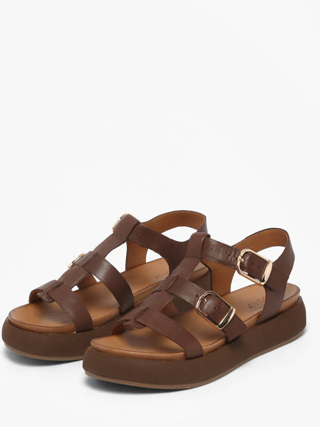 Sandales En Cuir Inuovo Marron women 96046PRN vue secondaire 1