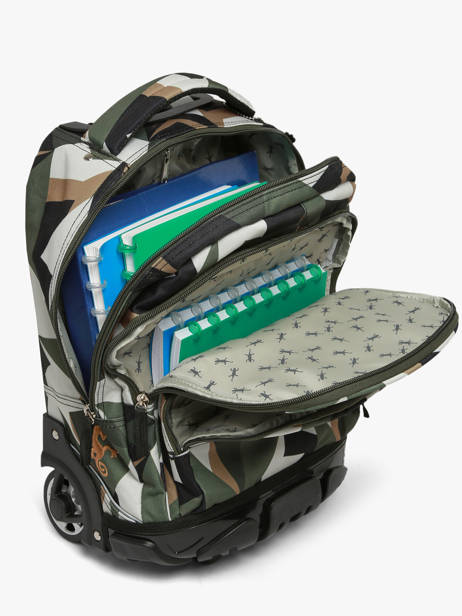 Rugzak Op Wieltjes 2 Compartimenten Cameleon Veelkleurig futur SR39 ander zicht 4