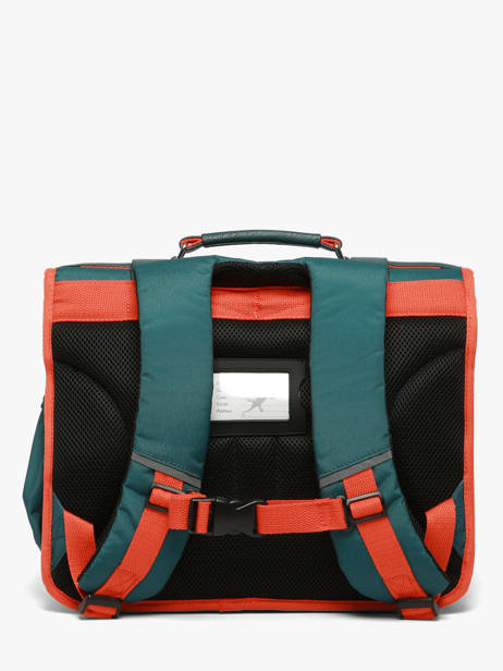Boekentas 2 Compartimenten Vintage Urban Cameleon Blauw vintage urban CA38 ander zicht 3