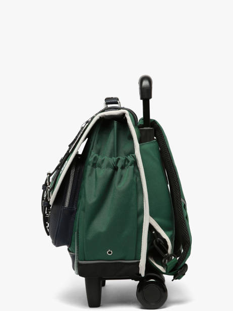 Boekentas Op Wieltjes 2 Compartimenten Vintage Urban Cameleon Groen vintage urban CR38 ander zicht 1