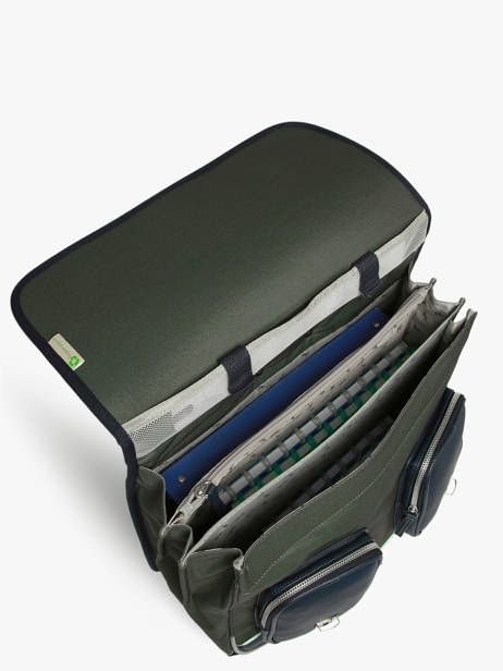 Boekentas Op Wieltjes 3 Compartimenten Vintage Urban Cameleon Groen vintage urban CR41 ander zicht 2