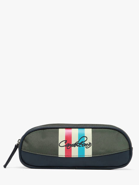 Trousse Enfant 2 Compartiments Cameleon Bleu vintage urban VIB-TROU